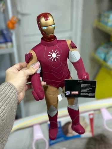 Iron Man Plush Toy 45cm – Red & Gold Soft Stuffed Superhero Doll for Kids, Boys & Girls | Premium Gift (COD NOT AVAILABLE )