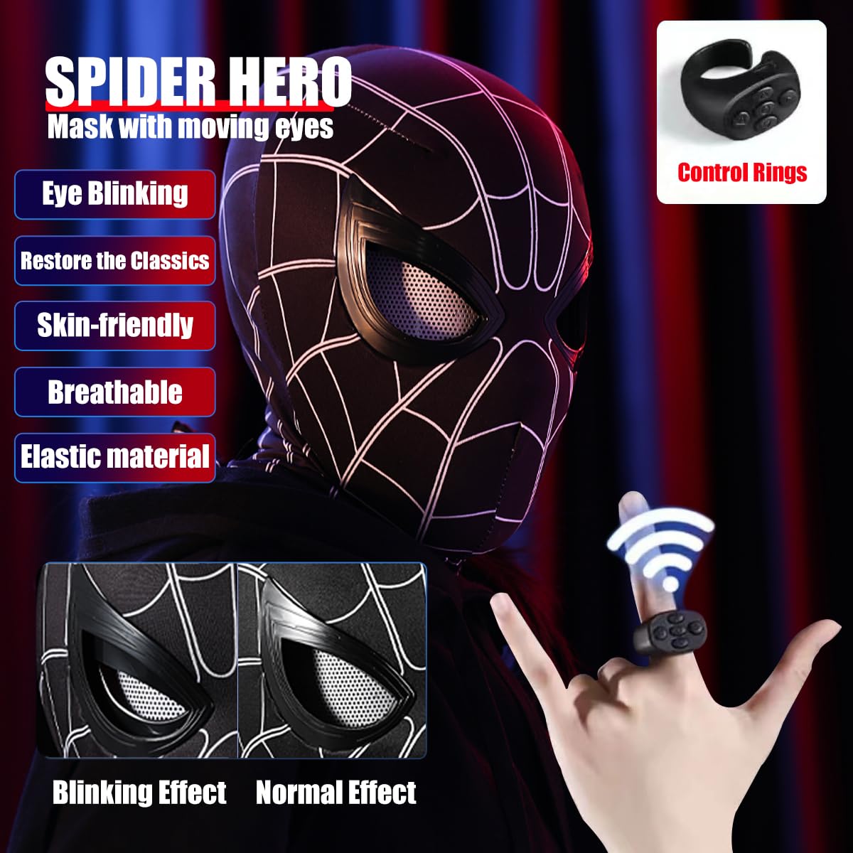 Flicker-Eye Spidey Mask: Spider-Tech Mask