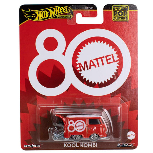 Hot Wheels Premium Mattel 80th – Volkswagen Kool Kombi | 1:64 Scale Van