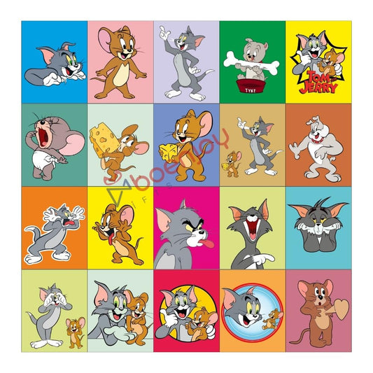 Fridge Magnet Set | Cartoon Refrigerator Magnets | Decorative Kitchen Magnets for Kids | Collectible Gift & Home Décor (Pack of 20) 4x5 cm