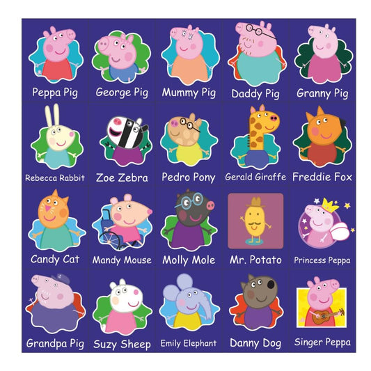 Cute Pig Kids Fridge Magnet Set | Colorful Cartoon Refrigerator Magnets | Decorative Kitchen Magnets for Children | Fun Collectible Gift & Home Décor (Pack of 20) 4x5 cm
