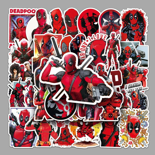 Deadpool Vinyl Stickers 50 Pieces
