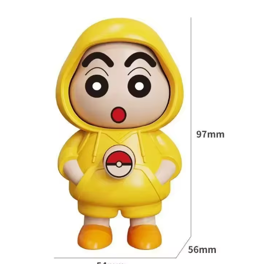 Cute Hoodie Baby Keychain Figurine – Winking & Angry Expressions | Collectible Toy & Bag Charm (Green, Purple, Yellow)