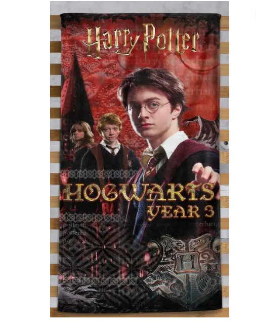 Sassoon Multicolor Harry Potter Kids Bath Towel with Gift Box 60 x 120 cm
