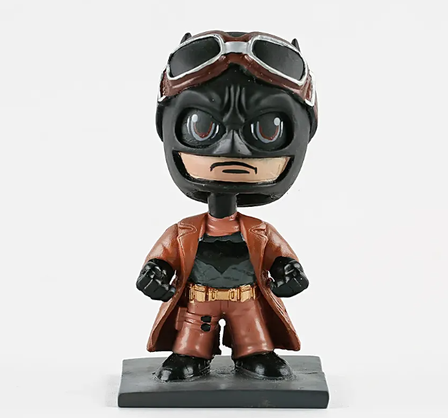 Batman Polyresin Bobble Head | 10 Cm| Made In India ; Hand Painted | DC ; Justice League |