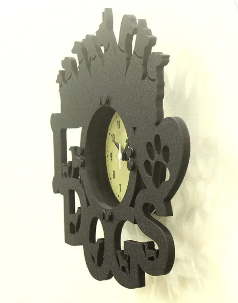 Paw-some Dogs Backlight Wall Clock – Glow-in-the-Dark Decor for Pet Lovers & Dog Parents (12 Inch)