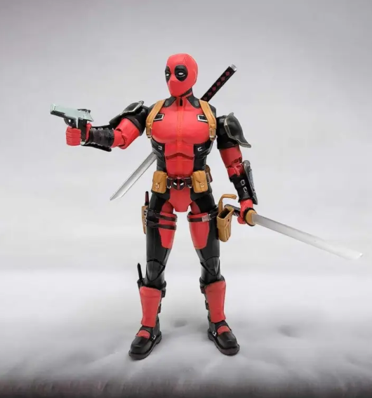 Deadpool Collectible Action Figure 17cm - Premium Quality Movable joints  (Multicolor)