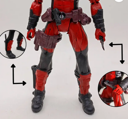 Deadpool Collectible Action Figure 17cm - Premium Quality Movable joints  (Multicolor)