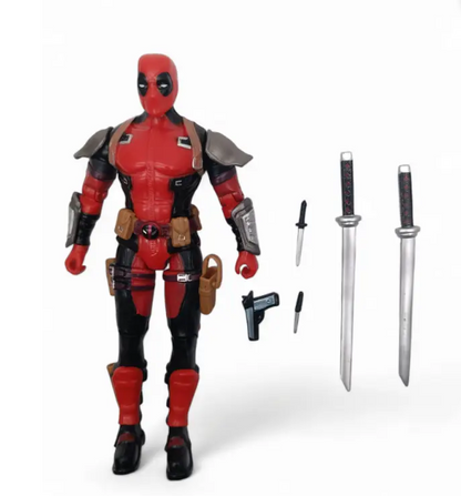 Deadpool Collectible Action Figure 17cm - Premium Quality Movable joints  (Multicolor)