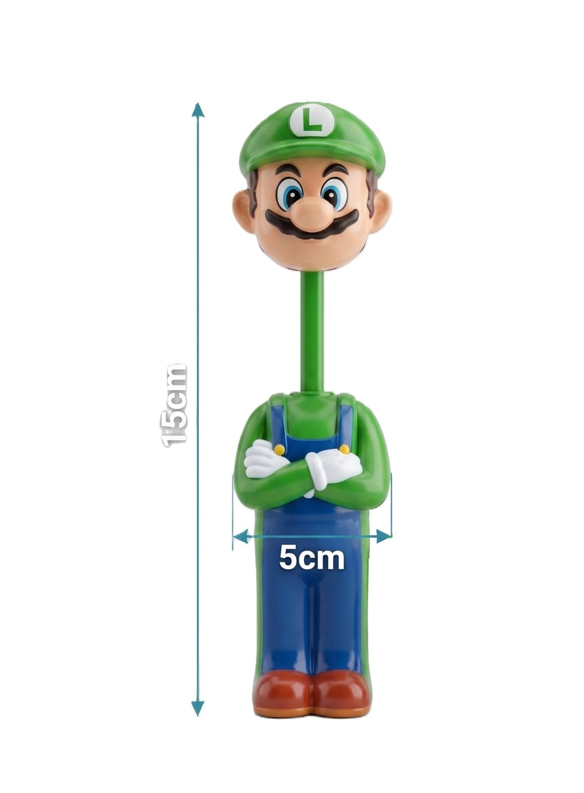 Mario Character Kids Toothbrush with Protective Cap | Soft Bristles Cartoon Travel Toothbrush | Portable Dental Brush for Kids