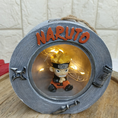 Naruto Anime Barrel Lamp – Shinobi Night Light for Home Décor | 14 cm