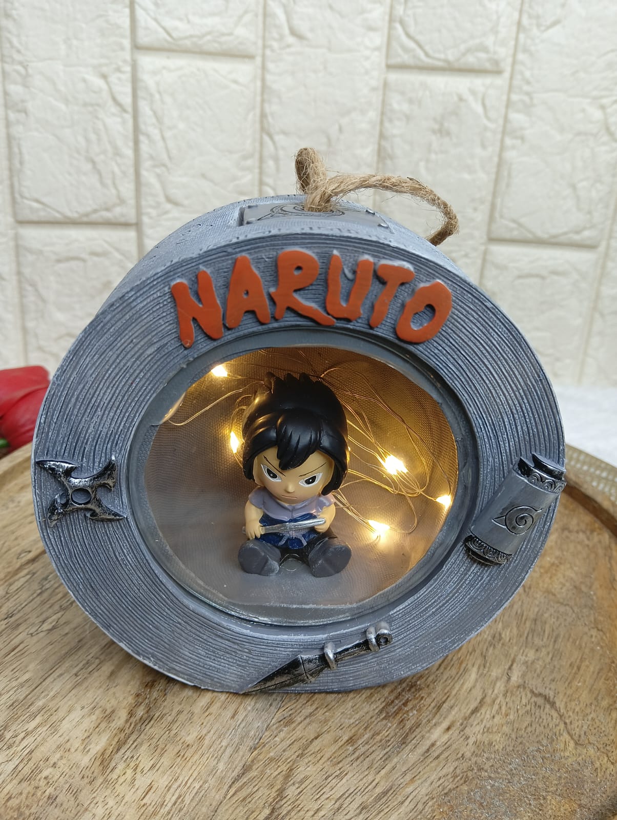 Naruto Anime Barrel Lamp – Shinobi Night Light for Home Décor | 14 cm