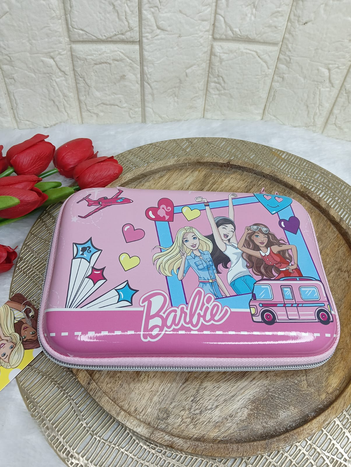 High-Quality Barbie EVA Pencil Pouch – Stylish & Durable for Kids & Barbie Lovers