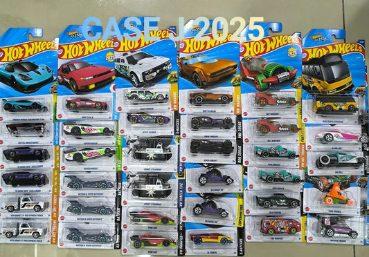Hot Wheels 2025 J Case Sealed Box – 72 Die-Cast Cars Collectible Set