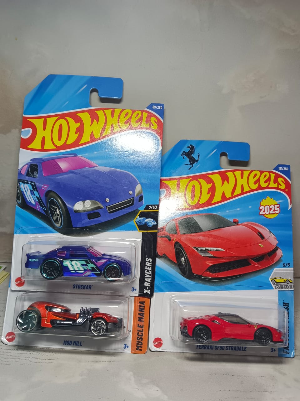 Hot Wheels 1:64 Scale Diecast Car – Collectible Toy Car for Kids & Adults (Set of 3)