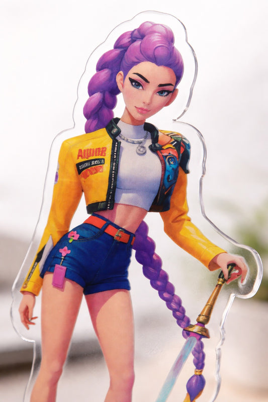 K- Pop Demon Hunter Acrylic Standee Figure 15cm (Rumi)