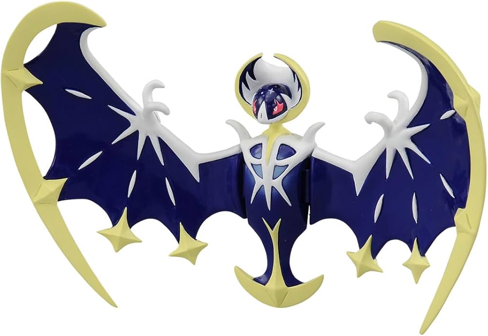 Pokémon Lunala Collectible Action Figure – Anime Legendary Pokémon Display Toy | Desk Decor for Kids & Pokémon Fans