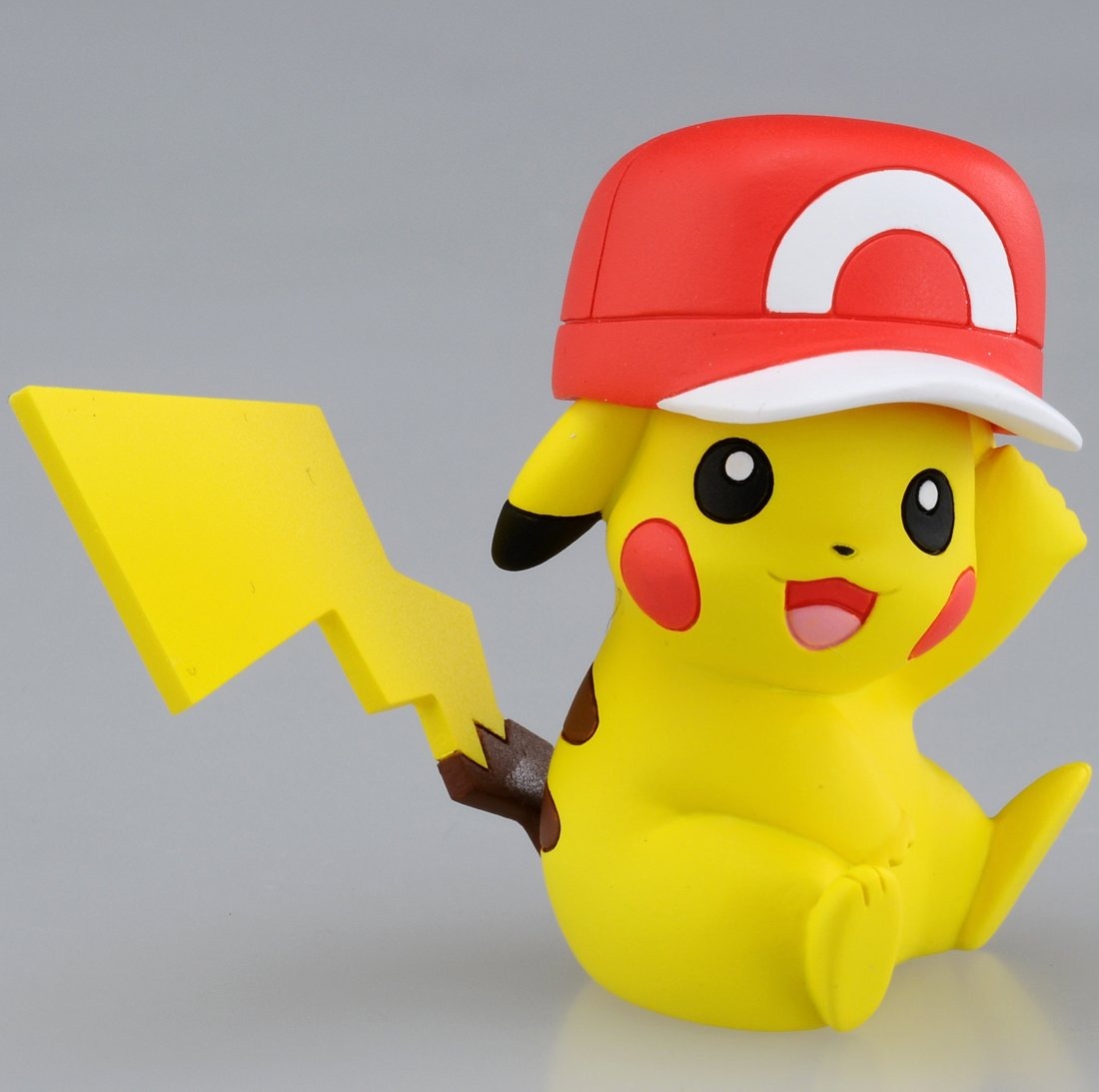 Pokemon Pikachu Mini Figure with Cap | Cute Cartoon Collectible Toy | Desk Decor | Kids Gift | 6 cm Figure