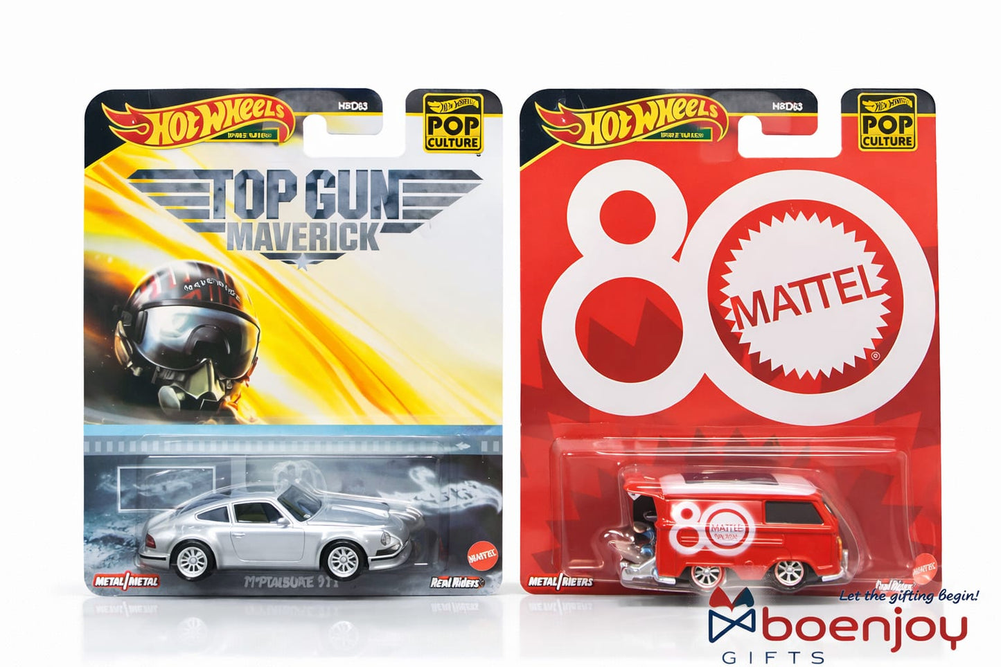 Hot Wheels Premium Die-Cast Cars Set | Top Gun Maverick Porsche 911 + Mattel 80 Van | Collectible Metal Cars|COD NOT AVAILABLE
