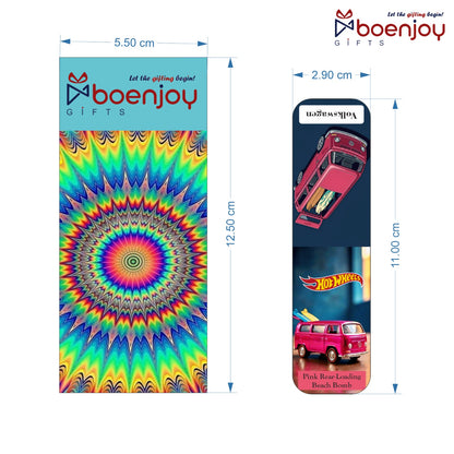Hotwheels Bookmark Set of 10-8 Magnetic Bookmarks + 2 Paper Bookmarks for Book Lovers, Aesthetic Bookmarks, Magnetic Bookmarks for Readers (11 x 2.9 cm)
