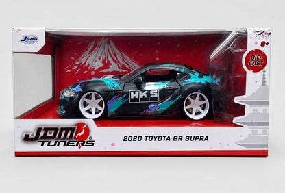 Jada 2020 Toyota GR Supra HKS, Black/Green Toys 37023-1/24 Scale Diecast Model Car ( COD NOT AVAILABLE0
