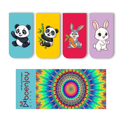 Sea Animal Bookmark Set of 10 – 8 Magnetic Bookmarks + 2 Paper Bookmarks for Book Lovers, Aesthetic Bookmarks, Magnetic Bookmarks for Readers (11 x 2.9 cm)