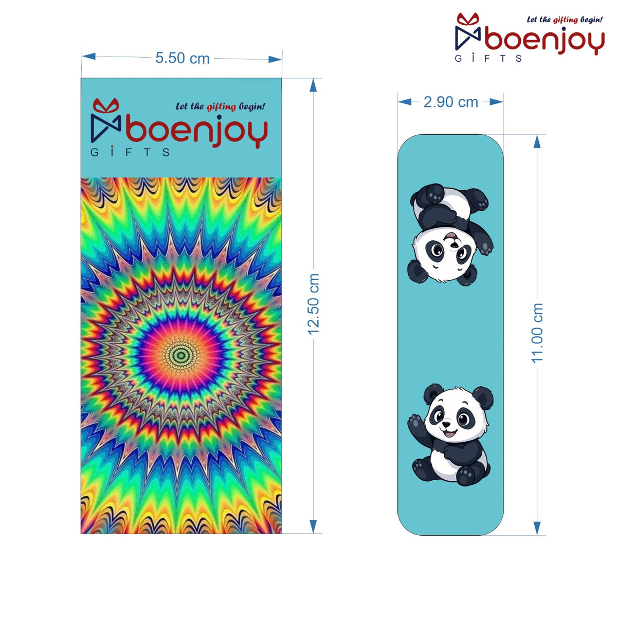 Sea Animal Bookmark Set of 10 – 8 Magnetic Bookmarks + 2 Paper Bookmarks for Book Lovers, Aesthetic Bookmarks, Magnetic Bookmarks for Readers (11 x 2.9 cm)
