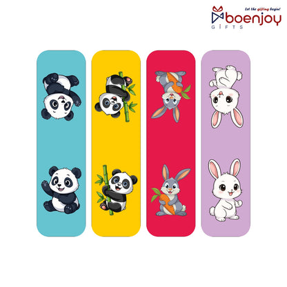 Sea Animal Bookmark Set of 10 – 8 Magnetic Bookmarks + 2 Paper Bookmarks for Book Lovers, Aesthetic Bookmarks, Magnetic Bookmarks for Readers (11 x 2.9 cm)