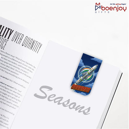 Defence Warriors Bookmark Set of 10-8 Magnetic Bookmarks + 2 Paper Bookmarks for Book Lovers, Aesthetic Bookmarks, Magnetic Bookmarks for Readers (11 x 2.9 cm)