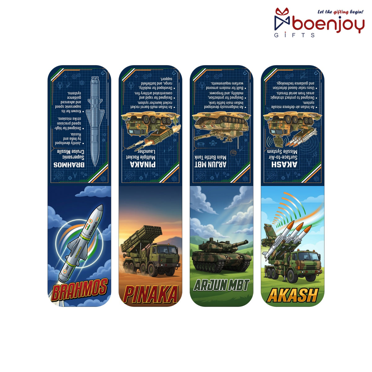 Defence Warriors Bookmark Set of 10-8 Magnetic Bookmarks + 2 Paper Bookmarks for Book Lovers, Aesthetic Bookmarks, Magnetic Bookmarks for Readers (11 x 2.9 cm)