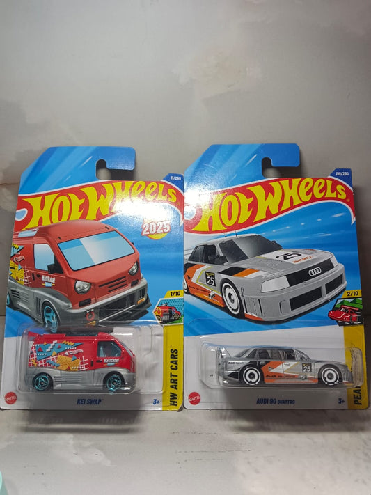 Hot Wheels 1:64 Scale Diecast Car – Collectible Toy Car for Kids & Adults (Set of 2)