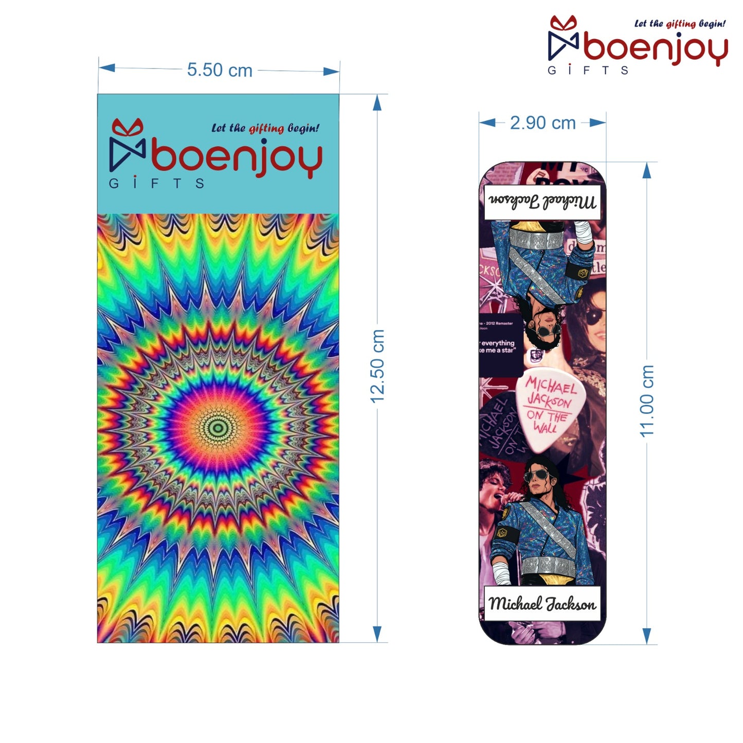 Pop Icon Goat Bookmark Set of 10-8 Magnetic Bookmarks + 2 Paper Bookmarks for Book Lovers, (11 x 2.9 cm)