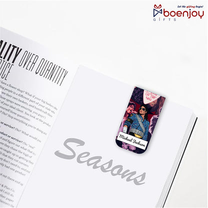 Pop Icon Goat Bookmark Set of 10-8 Magnetic Bookmarks + 2 Paper Bookmarks for Book Lovers, (11 x 2.9 cm)