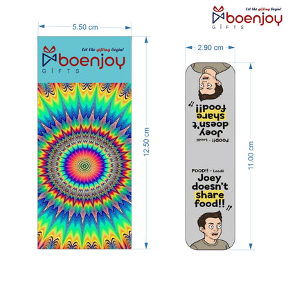 Friends Quotes Bookmark Set of 10-8 Magnetic Bookmarks + 2 Paper Bookmarks for Book Lovers, (11 x 2.9 cm)