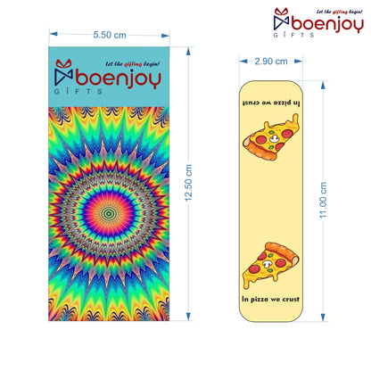 Food Desserts Bookmark Set of 10-8 Magnetic Bookmarks + 2 Paper Bookmarks for Book Lovers, (11 x 2.9 cm)