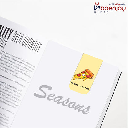 Food Desserts Bookmark Set of 10-8 Magnetic Bookmarks + 2 Paper Bookmarks for Book Lovers, (11 x 2.9 cm)