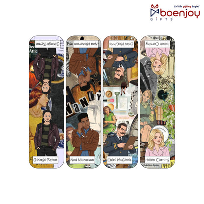 Nancy Drew Bookmark Set of 10-8 Magnetic Bookmarks + 2 Paper Bookmarks for Book Lovers, (11 x 2.9 cm)