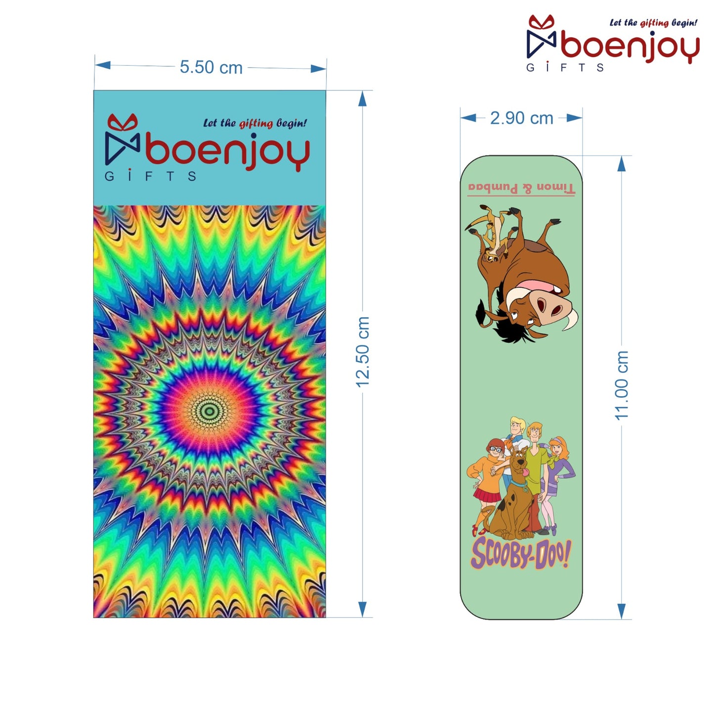 Cartoon Network Bookmark Set of 10-8 Magnetic Bookmarks + 2 Paper Bookmarks for Book Lovers, (11 x 2.9 cm)