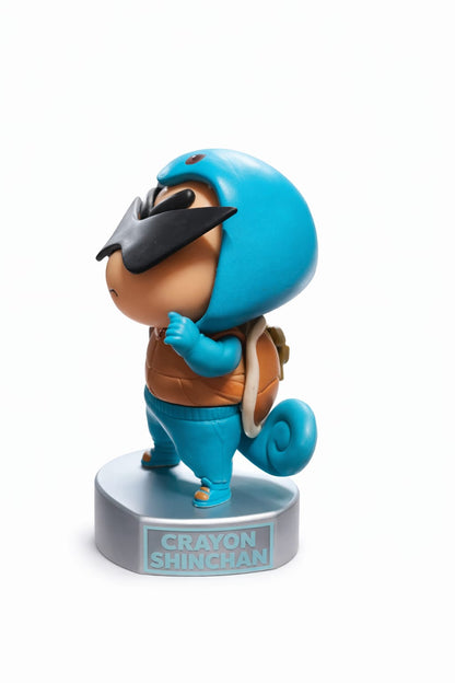 Shinchan Pokémon Costume Action Figure 15cm | Cute Anime Shinchan Collectible Toy | Desk Decor Gift