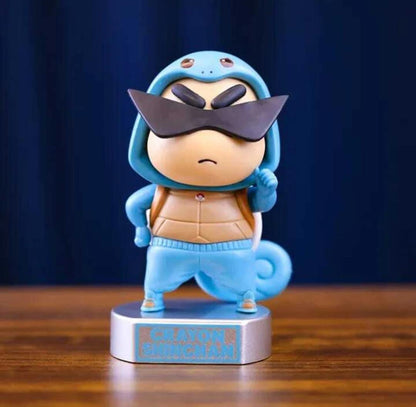Shinchan Pokémon Costume Action Figure 15cm | Cute Anime Shinchan Collectible Toy | Desk Decor Gift