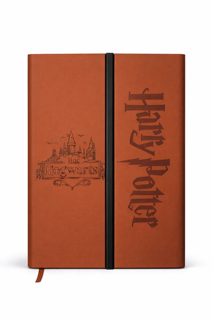 Harry Potter Diary Notebook – Premium Journal | Magnetic & Elastic Closure | Compact 11x7 cm | Smooth Writing Pages | Gift for Kids & Fans |Random 1 pcs