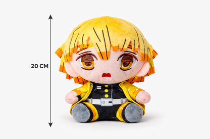 Zenitsu Agatsuma Plush Toy 20 CM – Anime Soft Stuffed Doll | Premium Quality Fabric | Cute Gift for Kids, Boys, Girls & Anime Fans