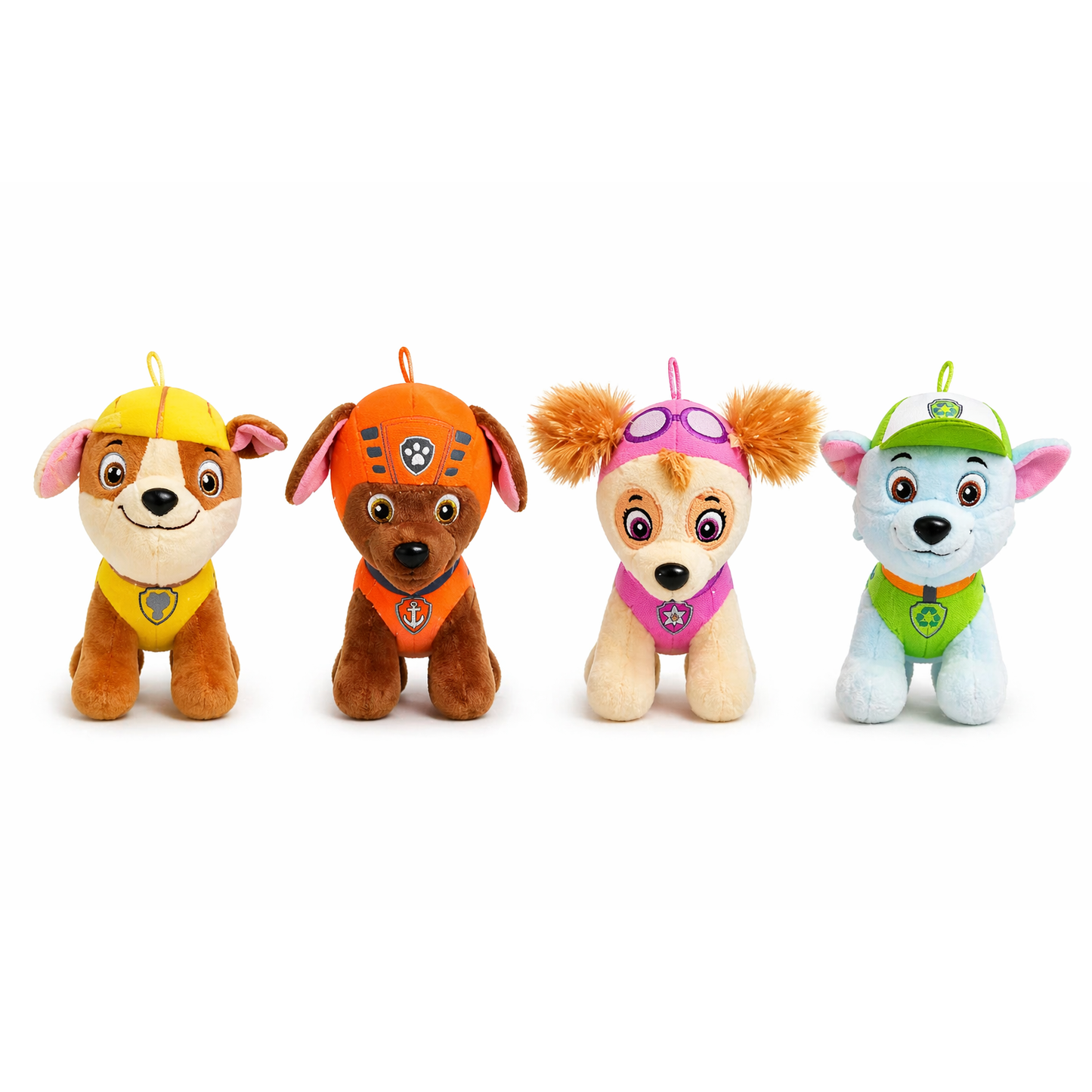 Paw Patrol Style Plush Toy Set – Cute Dog Soft Toys for Kids (4 Characters), Cuddly Stuffed Toys Gift for Babies & Children Random 1 pcs