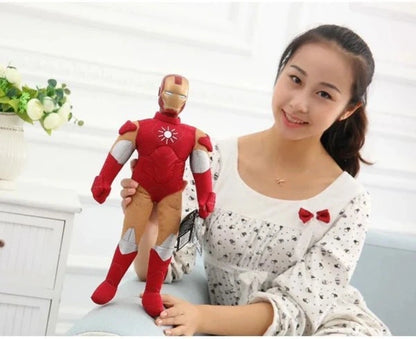 Iron Man Plush Toy 45cm – Red & Gold Soft Stuffed Superhero Doll for Kids, Boys & Girls | Premium Gift (COD NOT AVAILABLE )