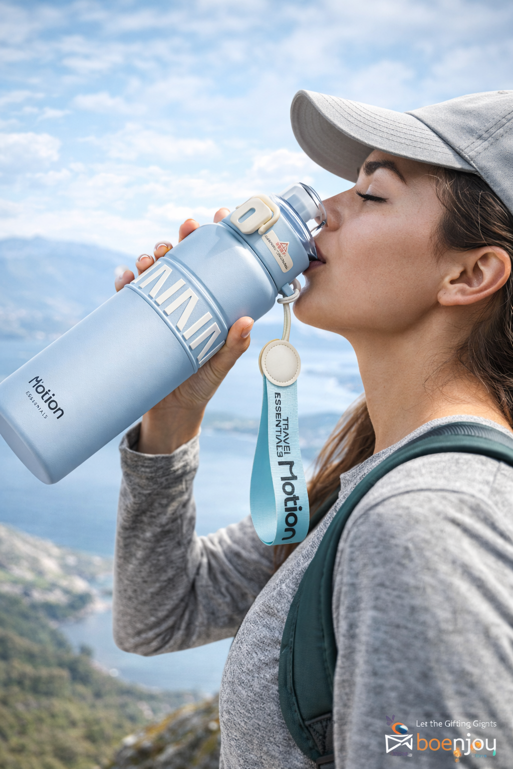 Insulated Water Bottle with Lock Lid – Leakproof Travel Bottle | BPA Free Sports Water Bottle | Portable Outdoor Bottle 800ML