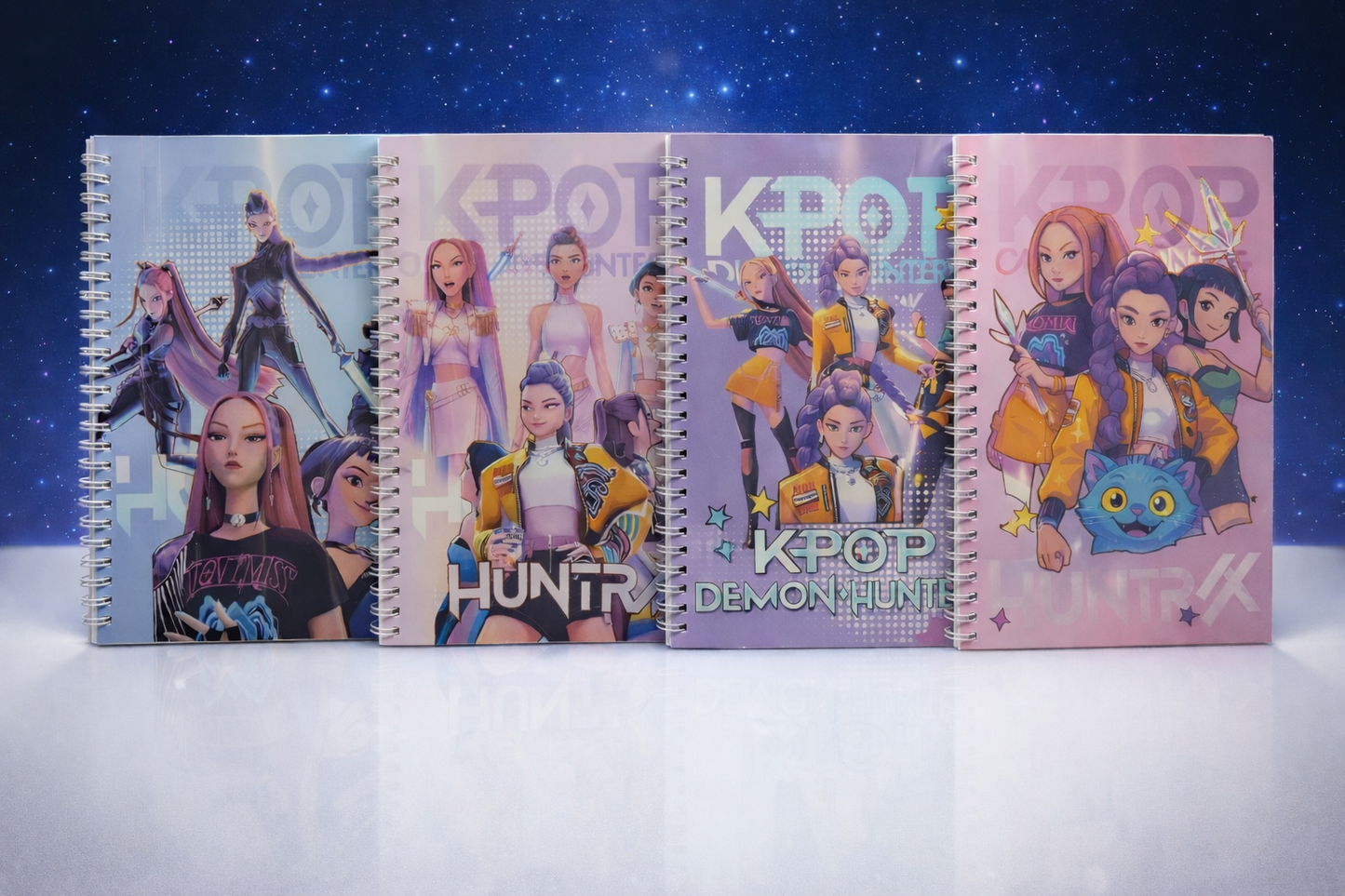 K Pop Demon Hunters Spiral Notebook B5 (25.5 x 17.5 cm) – Cute Aesthetic Demon Hunters Diary for Girls & Students