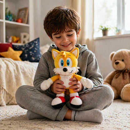 Sonic Plush Toy Set – Shadow, Silver, Tails & Amy Rose Soft Toys (Random 1 PCS) | 26 cm Cute Cartoon Stuffed Toy for Kids