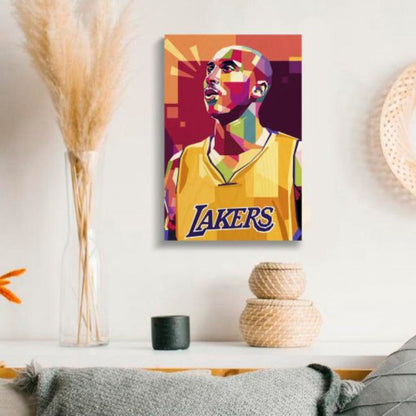 Kobe Bryant (Black Mamba) Wood Print | Ink Infused into the Wood | Basketball ; NBA ; LA Lakers|