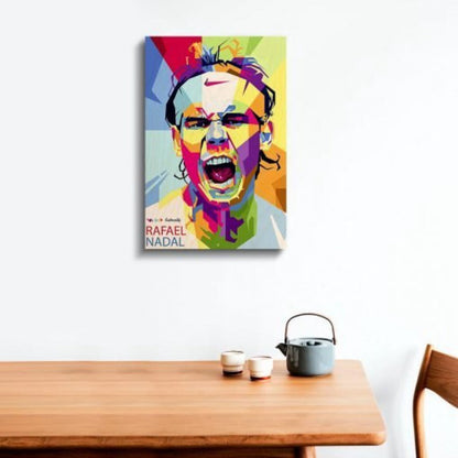 Rafael Nadal (King of the Clay) Wood Print | Ink Infused into the Wood | Tennis ; ATP ; Grand Slam |