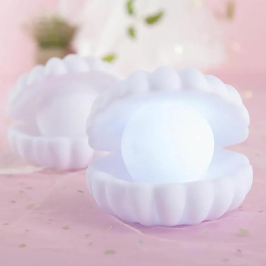 Shell Pearl LED Lamp | Cute Dreamy Night Light, Bedside Lamp, Kids Toy, for Girls and Kids Bedroom Lighting Decoration